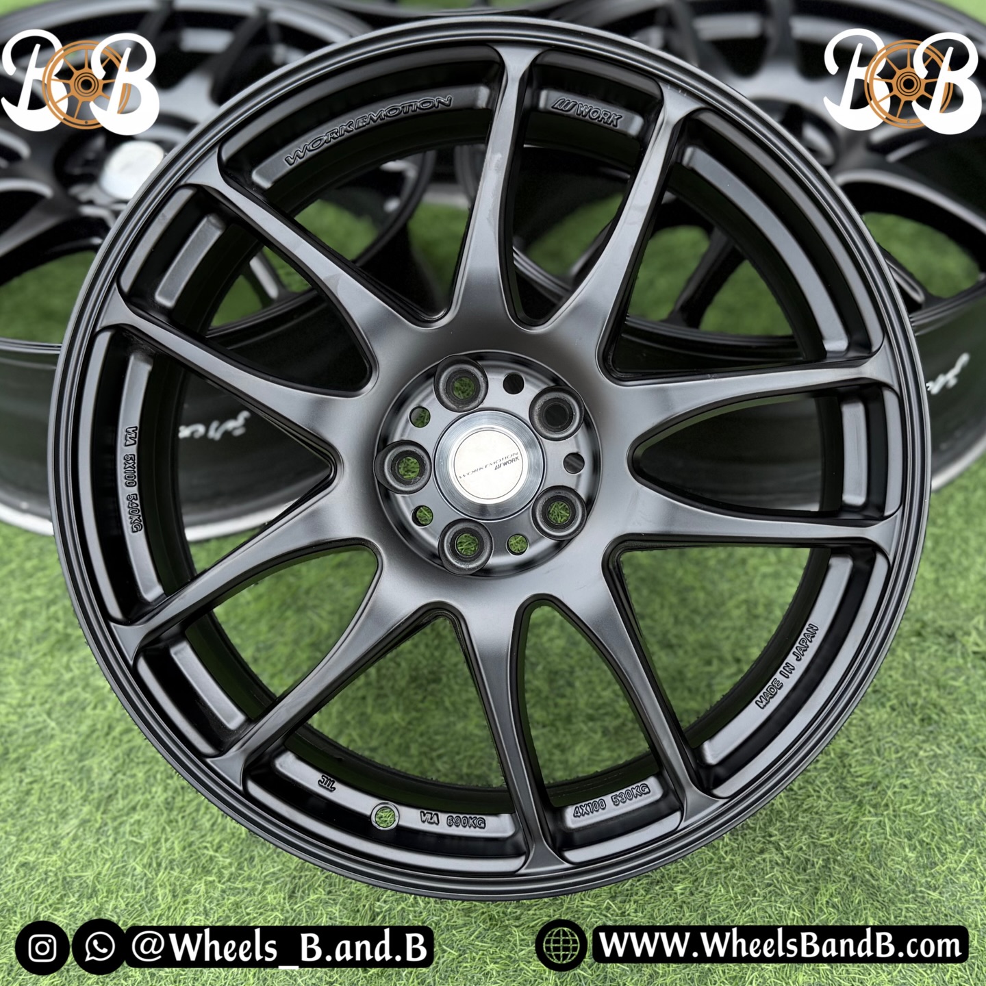 Brand · WORK WORK EMOTION KIWAMI — 18 inch
