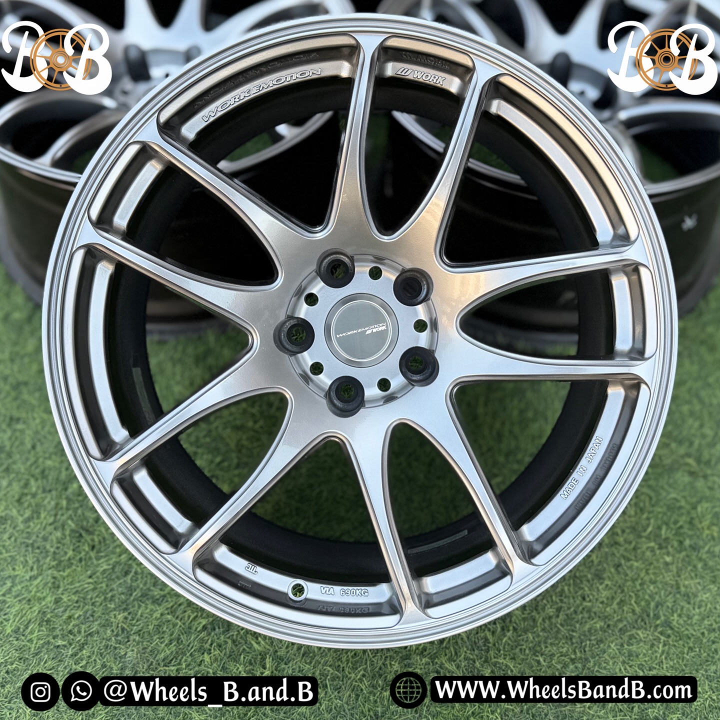 Brand · WORK WORK EMOTION KIWAMI — 18 inch