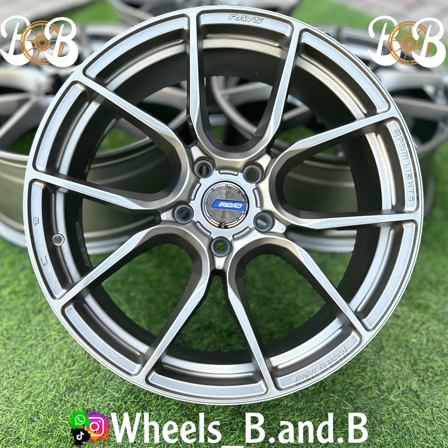 19-Inch Alloy Wheels RAYS GL 57ANA — 19 inch