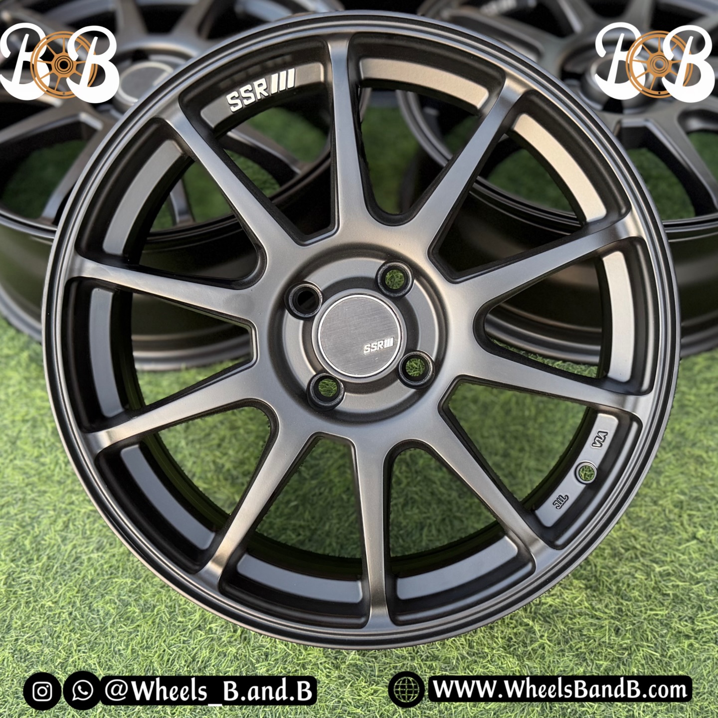 Wheels original SSR🛞Model: GTV02Code: #bnb791Mede in JAPAN Specs: Size: 17”Pcd: 4x100Whidth: 7JET: 50Wheel Material: AluminumTo order call and WhatsApp:+971558548077Or directWebsite: https://www.wheelsbandb.com/#JDMWheels #SSRWheels #civic #WheelFitment