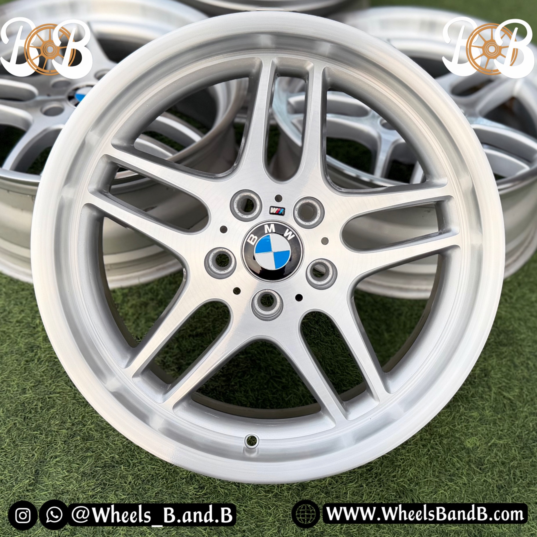 Wheels original BMW🛞Model: M Parallel Style 37Code: #bnb795Mede in GERMANY Specs: Size: 18”Pcd: 5x120Whidth: 8J & 9.5JET: 13 & 25Wheel Material: AluminumTo order call and WhatsApp:+971558548077Or directWebsite: https://www.wheelsbandb.com/#BMWWheels#OEMWheels#WheelFitment#WheelAddict