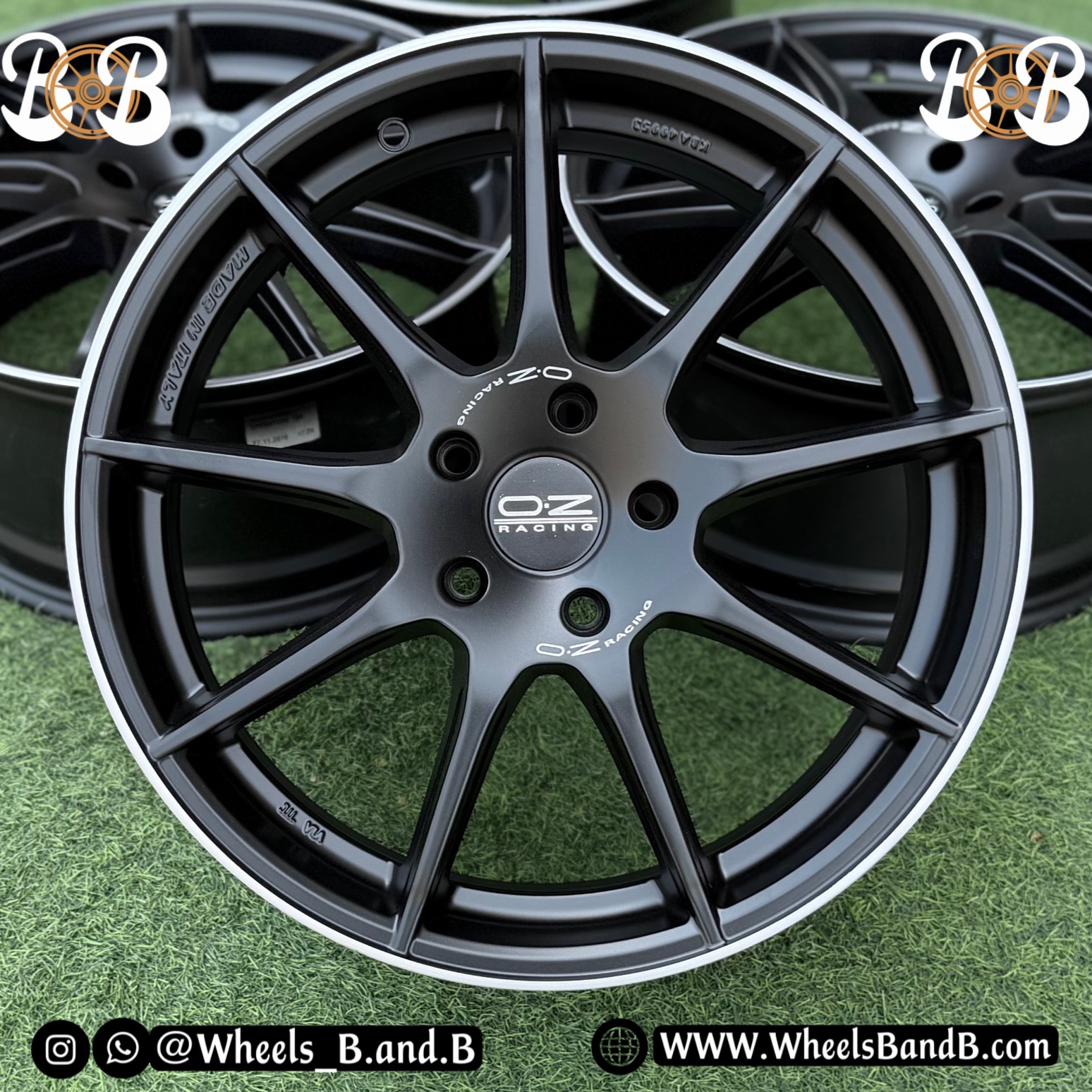 Wheels original OZ RACING🛞Model: OMNIACode: #bnb797Mede in ITALY Specs: Size: 18”Pcd: 5x112Whidth: 8JET: 45Wheel Material: AluminumTo order call and WhatsApp:+971558548077Or directWebsite: https://www.wheelsbandb.com/#OZracing  #18inchwheels #5x112wheels  #WheelsBandB
